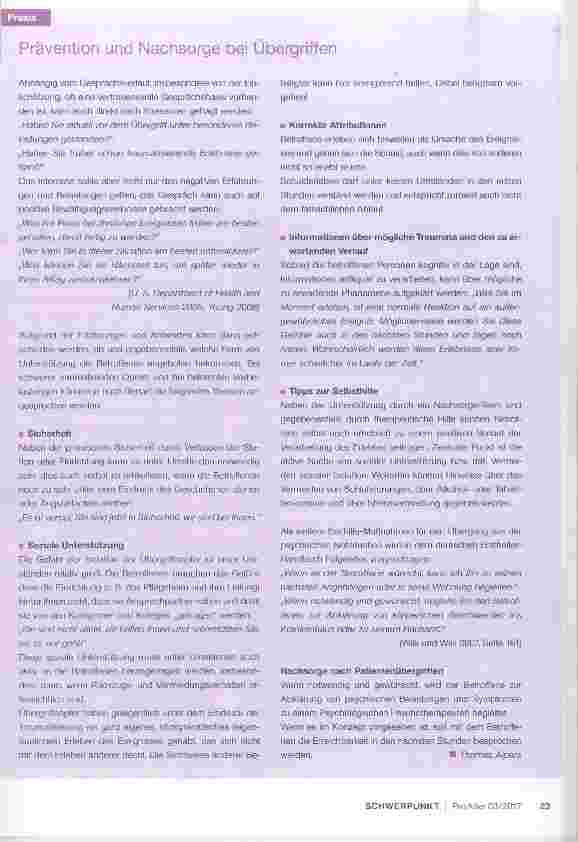 Vorschauseite 4: Entlastungsund Schutzräume schaffen