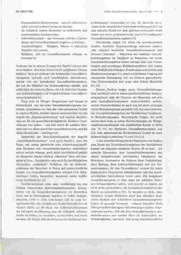 Vorschauseite 2: Gesundheitskompetenz Was ist das? Gesundheitskompetenz or health literacy what does it mean?