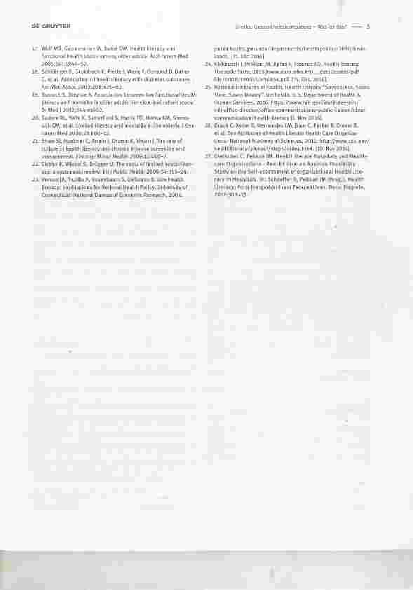 Vorschauseite 4: Gesundheitskompetenz Was ist das? Gesundheitskompetenz or health literacy what does it mean?