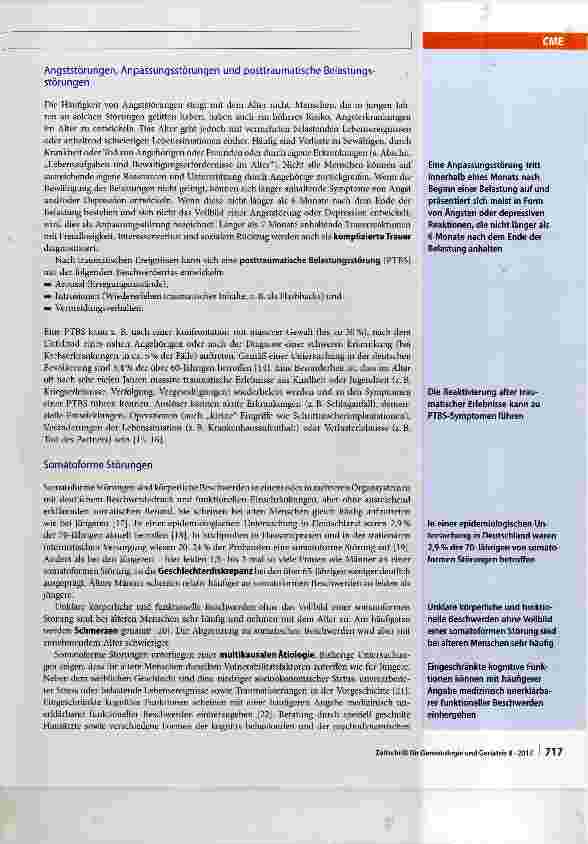 Vorschauseite 5: Psychosomatik im Alter