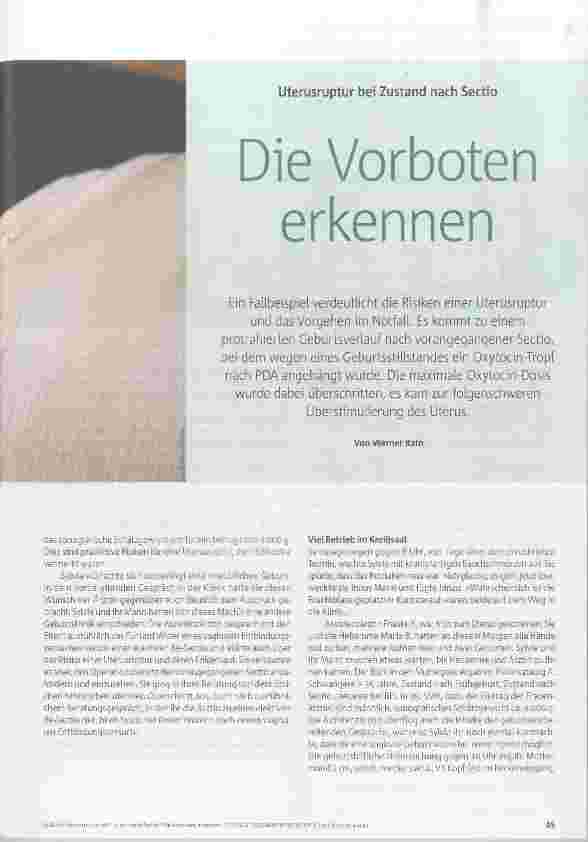 Vorschauseite 2: Die Vorboten erkennen