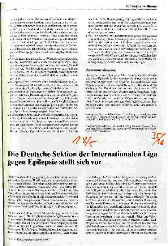 Vorschauseite 4: Fahr-und Sporttauglichkeit von Anfallspatienten