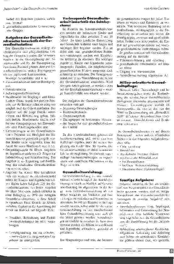 Vorschauseite 2: helsesöster - die Gesundheitsschwester Geschichtliche Entwicklung, Aufgaben und Stellung im norwegischen Gesundheitswesen