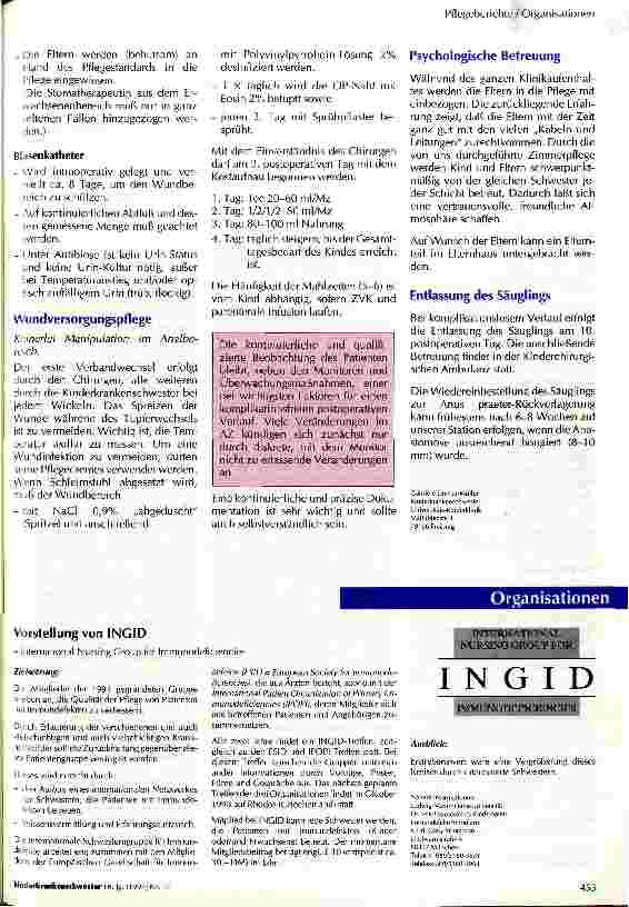 Vorschauseite 2: Präund postoperative Pflege bei Analatresie mit Fistel