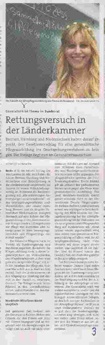 Vorschauseite 1: Rettungsversuch in der Länderkammer