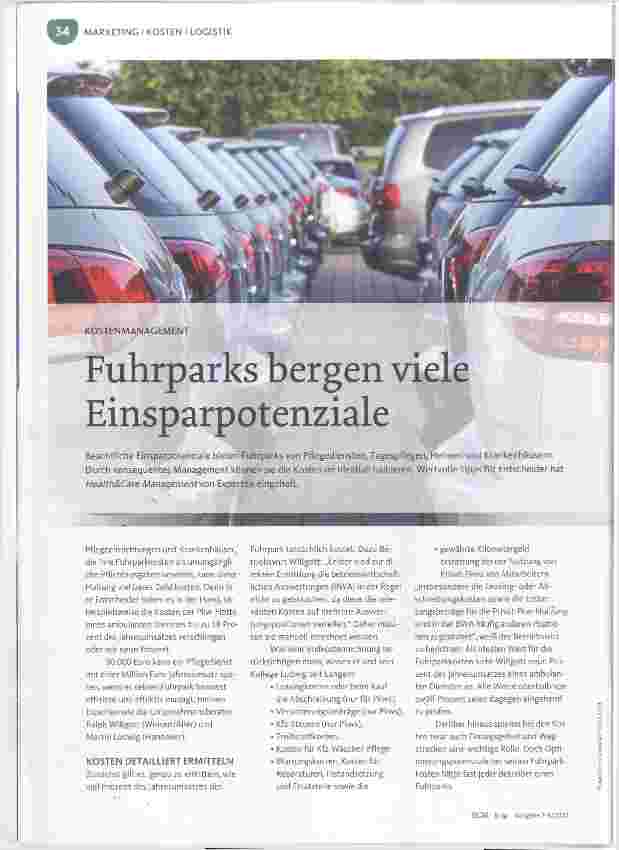 Vorschauseite 1: Fuhrparks bergen viele Einsparpotenziale