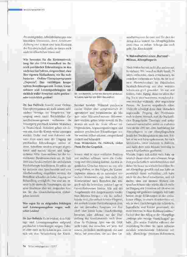 Vorschauseite 4: Burnout geht anders aber wie?