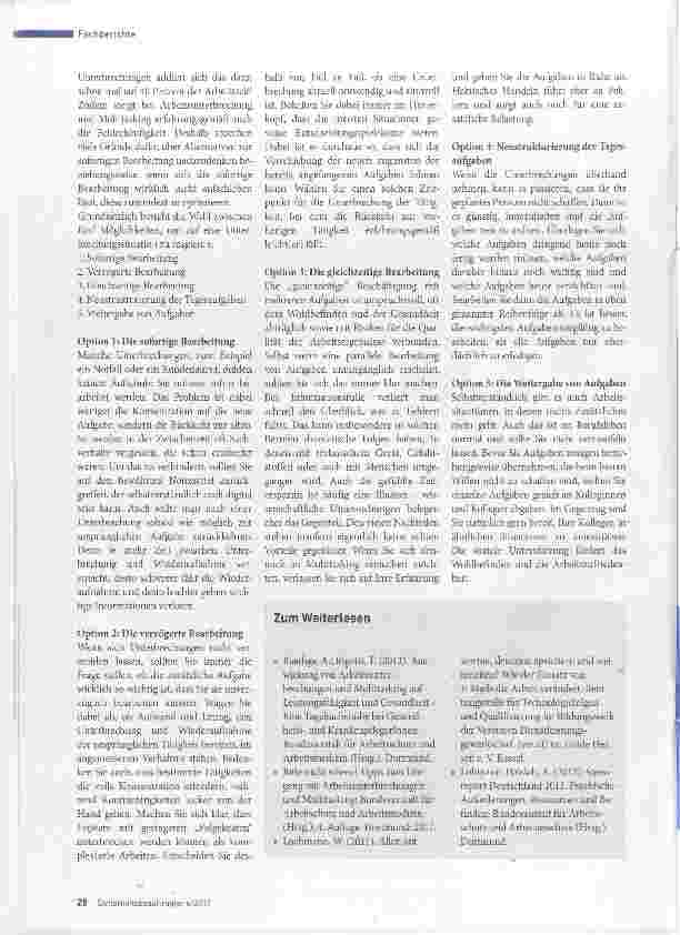 Vorschauseite 3: Alles zugleich und imnner schneller?