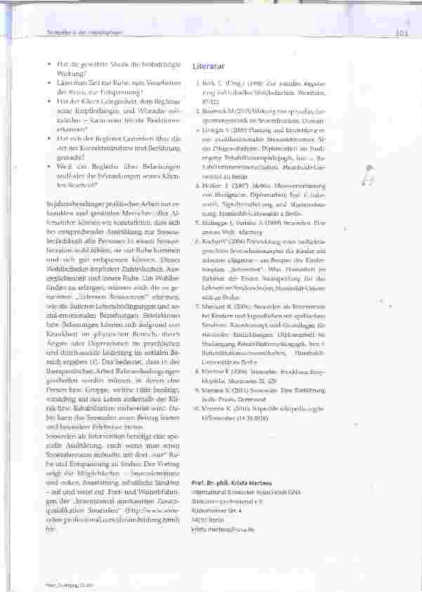 Vorschauseite 3: Snoezelen in der Intensivpflege?