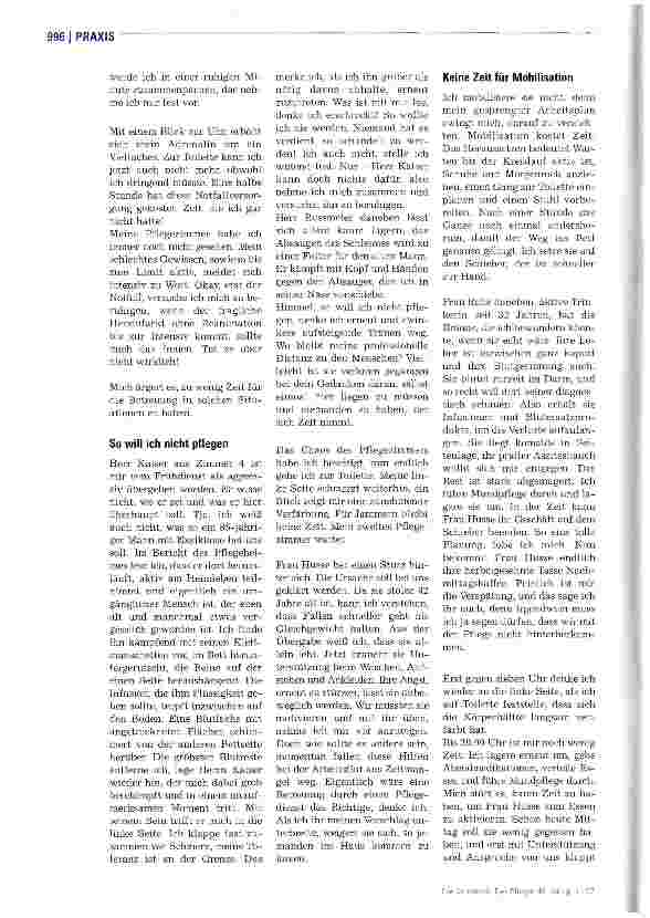 Vorschauseite 3: Pflegen am Limit