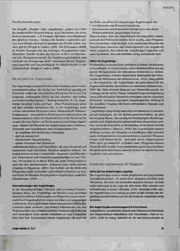 Vorschauseite 2: Auch Angehörige brauchen Begleitung