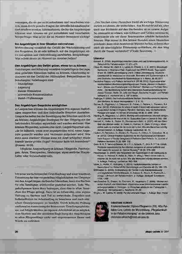 Vorschauseite 3: Auch Angehörige brauchen Begleitung