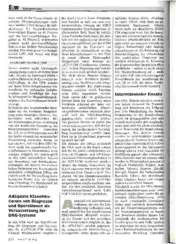 Vorschauseite 5: Fallgruppensysteme Neue Entwicklungstendenzen bei der Bewertung von Krankenhausleistungen
