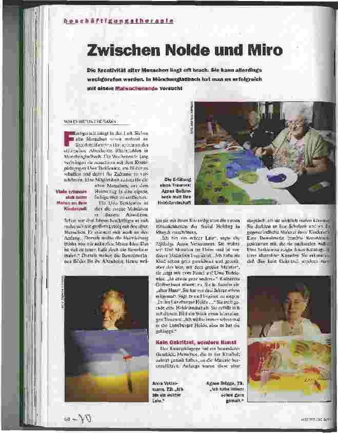 Vorschauseite 1: Zwischen Nolde und Miro