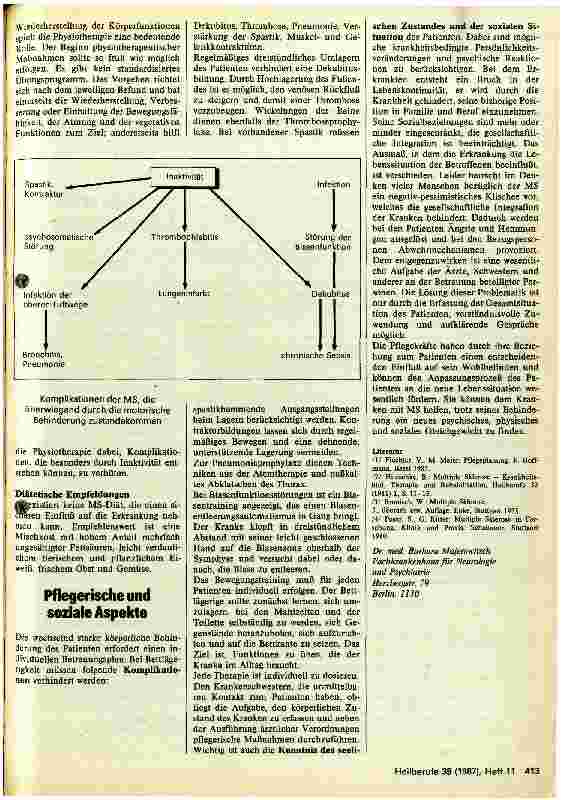 Vorschauseite 2: Multiple Sklerose - Diagnostik, Therapie und Pflege