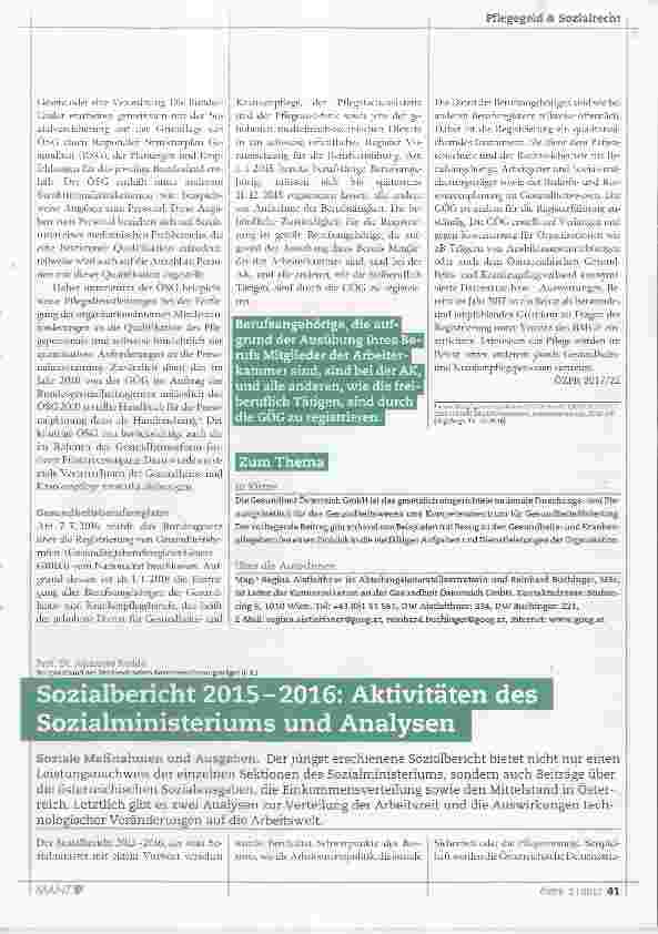 Vorschauseite 4: Die Gesundheit Österreich GmbH stellt sich vor