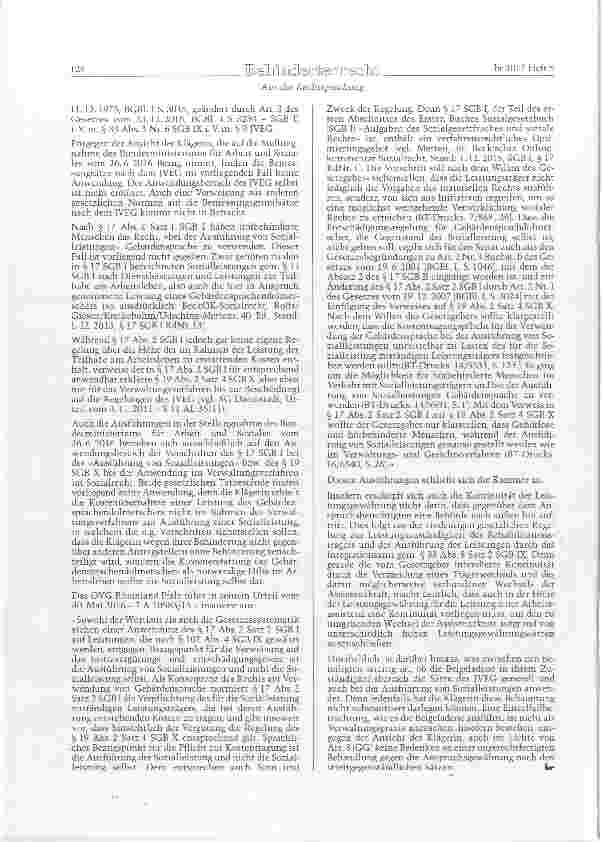 Vorschauseite 4: SGB IX § 102 Abs. 4; SGB I § 17 Abs. 2; SGB X §19 Abs. 4; JVEG§9 Gebärdensprachdolmetscherleistungen - Vergütung in der begleitenden Hilfe im Arbeitsleben