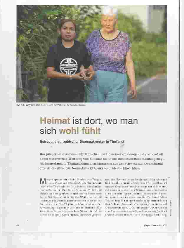 Vorschauseite 1: Heimat ist dort, wo man sich wohl fühlt