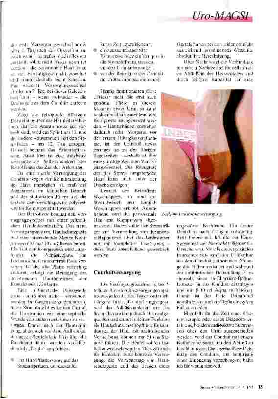 Vorschauseite 3: Harnableitung - Aspekte urologischer Pflege Teil IV: Blasenersatz mit Kontinenzverlust