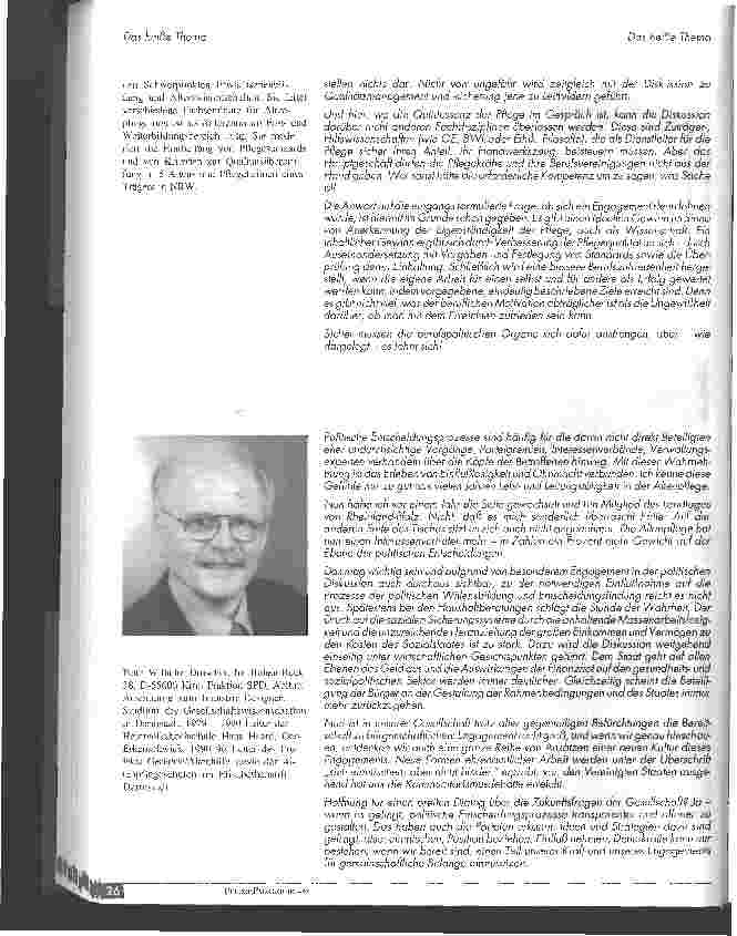 Vorschauseite 2: Engagieren oder nicht engagieren - lohnt sich die politsche Einflußnahme?