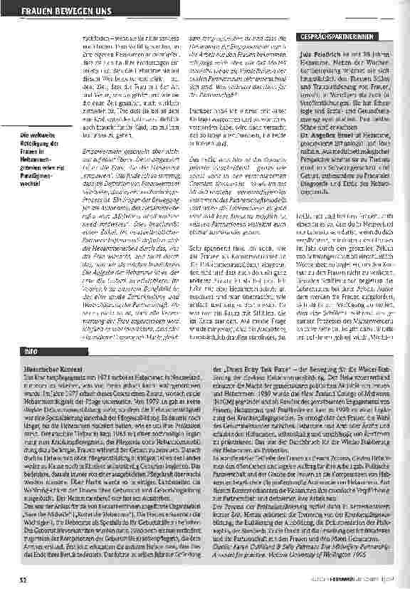 Vorschauseite 4: Midwifery-Partnership in Neuseeland - Frauen als Expertinnen
