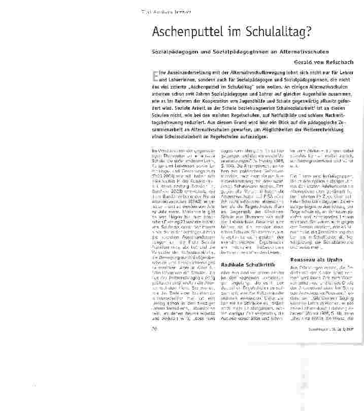 Vorschauseite 1: Aschenputtel im Schulalltag?