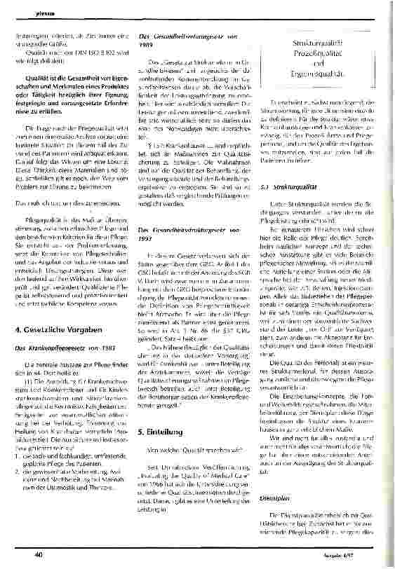 Vorschauseite 2: Pflegequalität