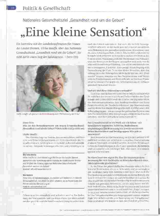 Vorschauseite 1: Eine kleine Sensation