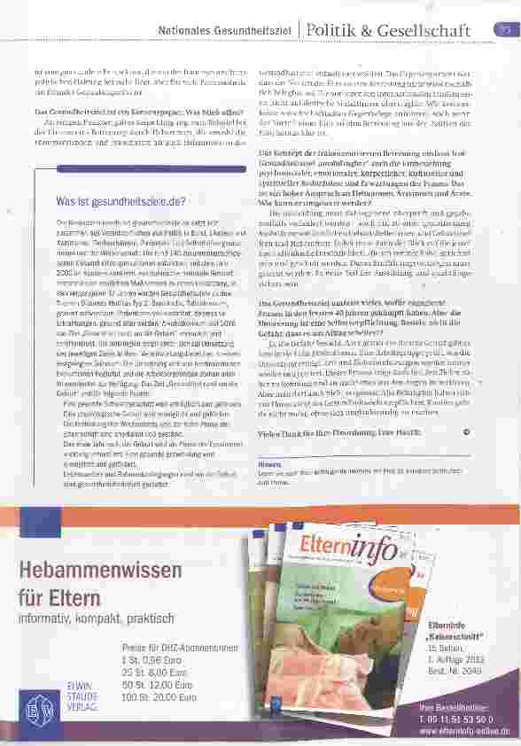 Vorschauseite 2: Eine kleine Sensation