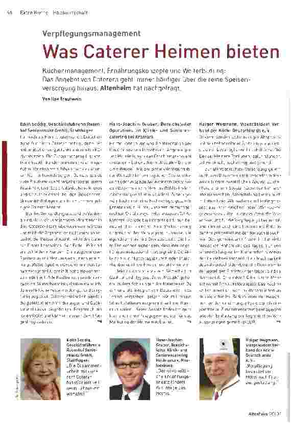 Vorschauseite 1: Was Caterer Heimen bieten