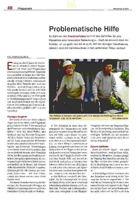 Vorschauseite 1: Problematische Hilfe