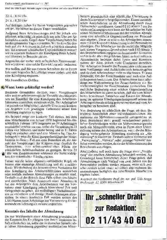 Vorschauseite 2: Abmahnung richtig schreiben und arbeitsrechtlich absichern