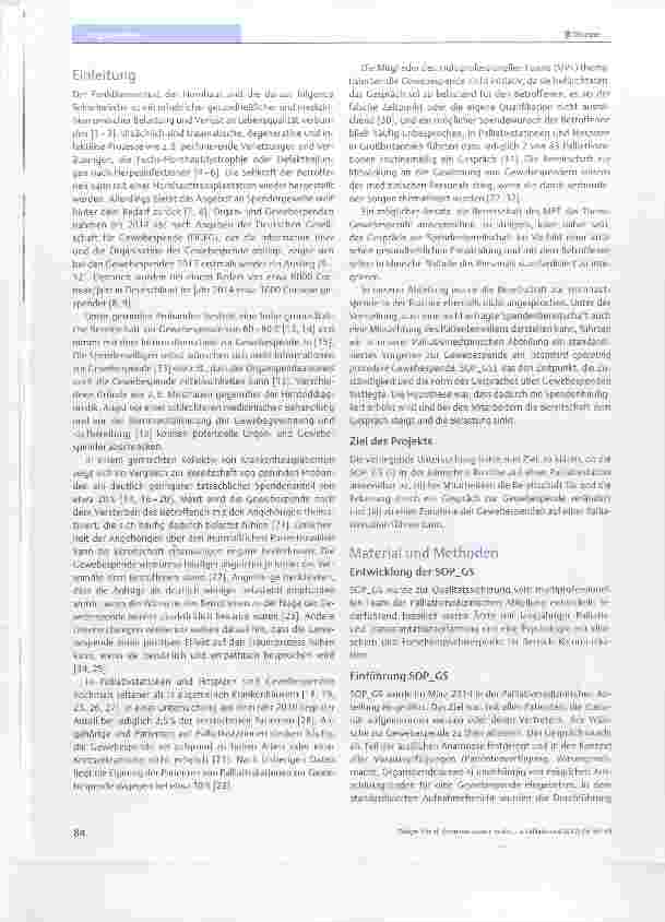 Vorschauseite 2: Hornhautspende in der Palliativmedizin Auswirkung eines standardisierten Vorgehens