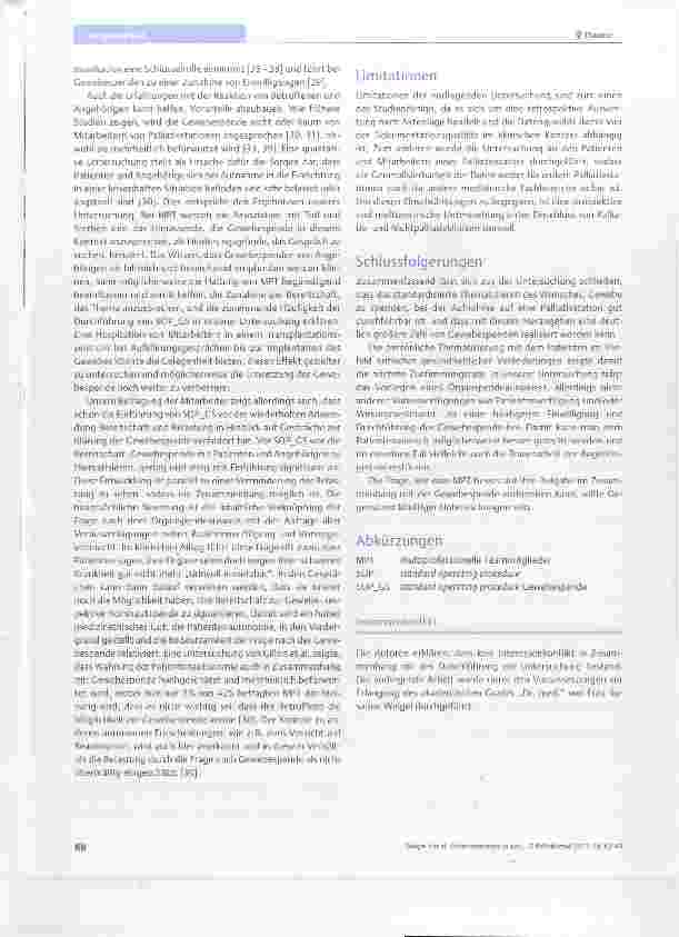 Vorschauseite 6: Hornhautspende in der Palliativmedizin Auswirkung eines standardisierten Vorgehens