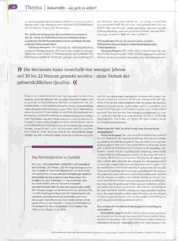 Vorschauseite 3: Kehrtwende in Zeiten steigender Sectioraten