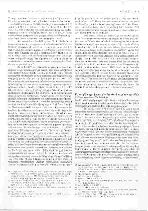 Vorschauseite 3: Rechtsfragen der Krankenhausvergütung