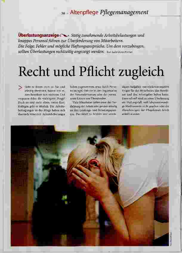 Vorschauseite 1: Recht und Pflicht zugleich