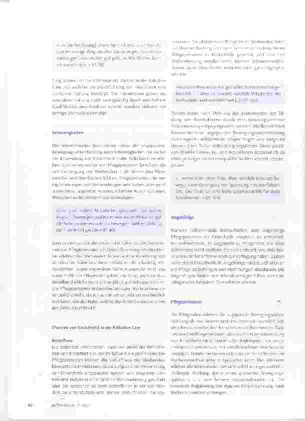Vorschauseite 3: Anwendung und Chancen von Kinästhetik in der Palliative Care: eine qualitative Studie