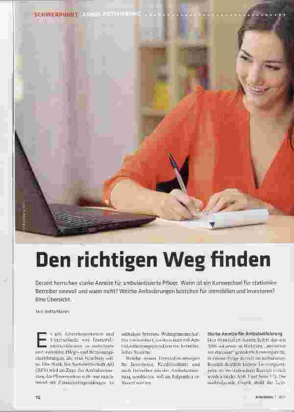 Vorschauseite 1: Den richtigen Weg finden
