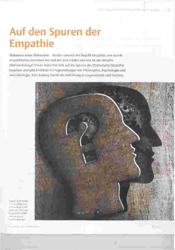 Vorschauseite 1: Auf den Spuren der Empathie