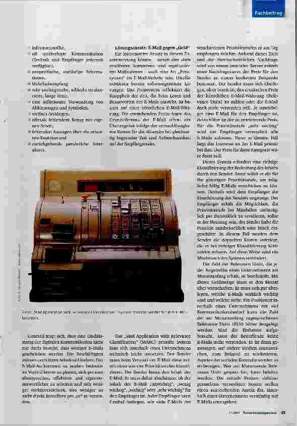Vorschauseite 4: Die E-Mail-Flut beherrschen