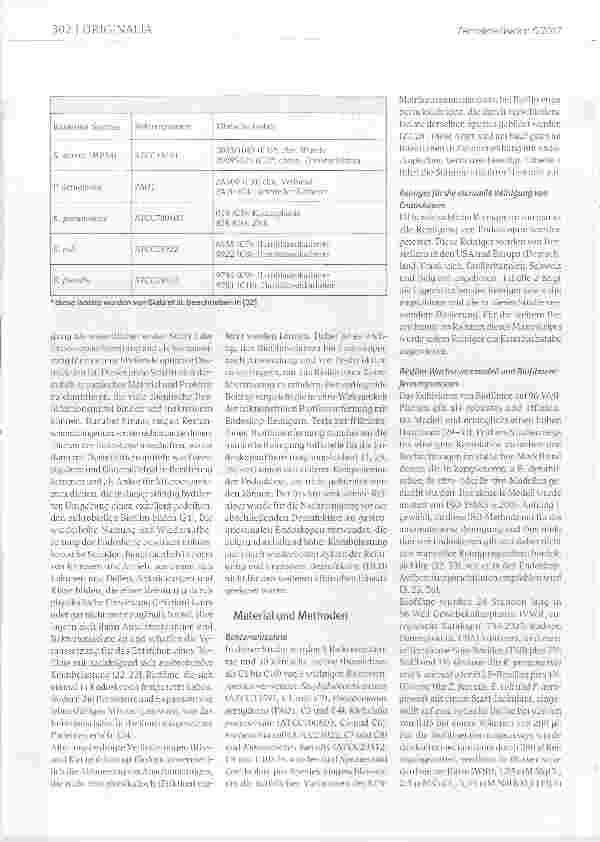 Vorschauseite 2: Entfernung von Biofilm durch Endoskopreiniger: eine Vergleichsstudie