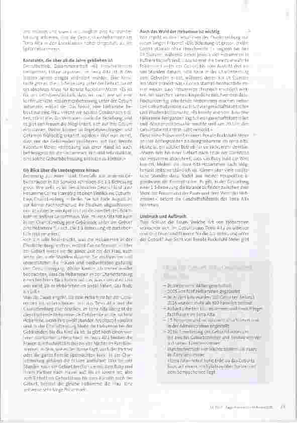 Vorschauseite 4: Die kontinuierliche l: l-Betreuung hat ihren Preis