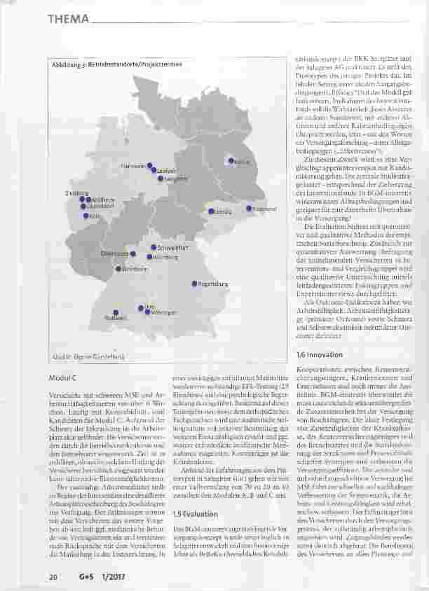Vorschauseite 4: „BGM-innovativ“: Betriebliches Gesundheitsund Versorgungsmanagement nachhaltig gestalten