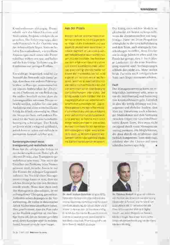 Vorschauseite 2: Sanierungserfolg durch externe Manager