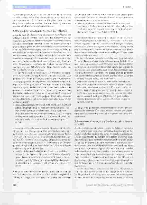 Vorschauseite 5: Was bedeutet es, das eigene Sterben zu »akzeptieren*? Ergebnisse aus einer qualitativen Studie mit 62 Palliativpatientinnen und -patienten