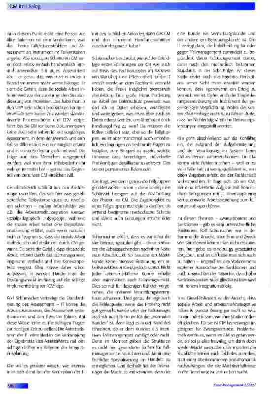 Vorschauseite 3: Case Management im Dialog