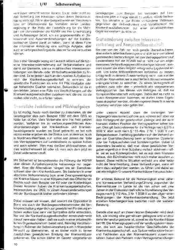 Vorschauseite 4: Die Krankenhäuser brauchen eine starke Krankenhausgemeinschaft Aufgaben und Ziele der Landeskrankenhausgesellschaften