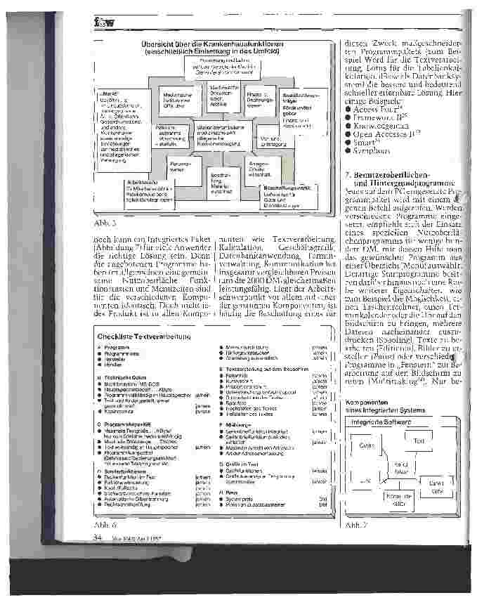 Vorschauseite 6: Mikrocomputer-(PC-) Einsatz im Krankenhaus Möglichkeiten, Auswahl, Einsatz Teil III Software, Systemlösungen und deren Einführungen