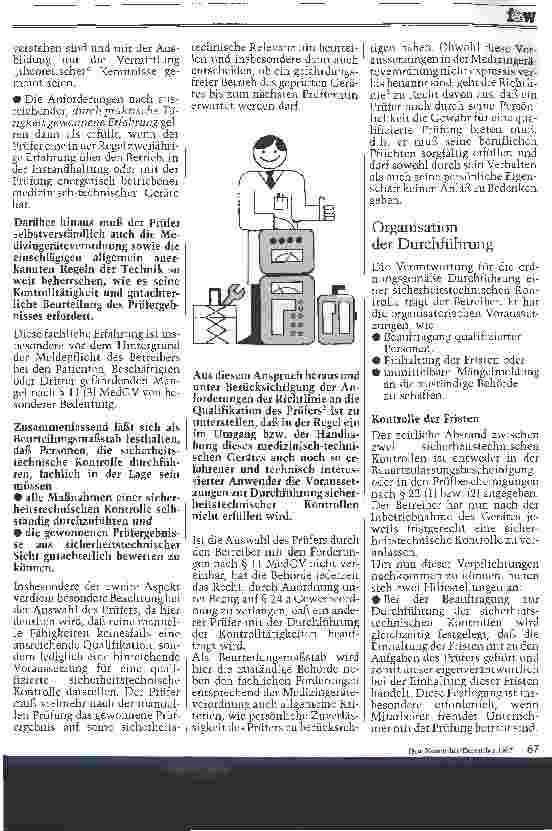 Vorschauseite 3: Sicherheitstechnische Kontrollen Voraussetzungen, Durchführung u. Organisation